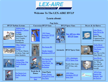 Tablet Screenshot of lexaire.com